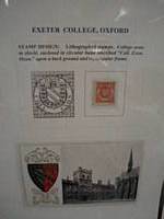 Exeter College stamp design